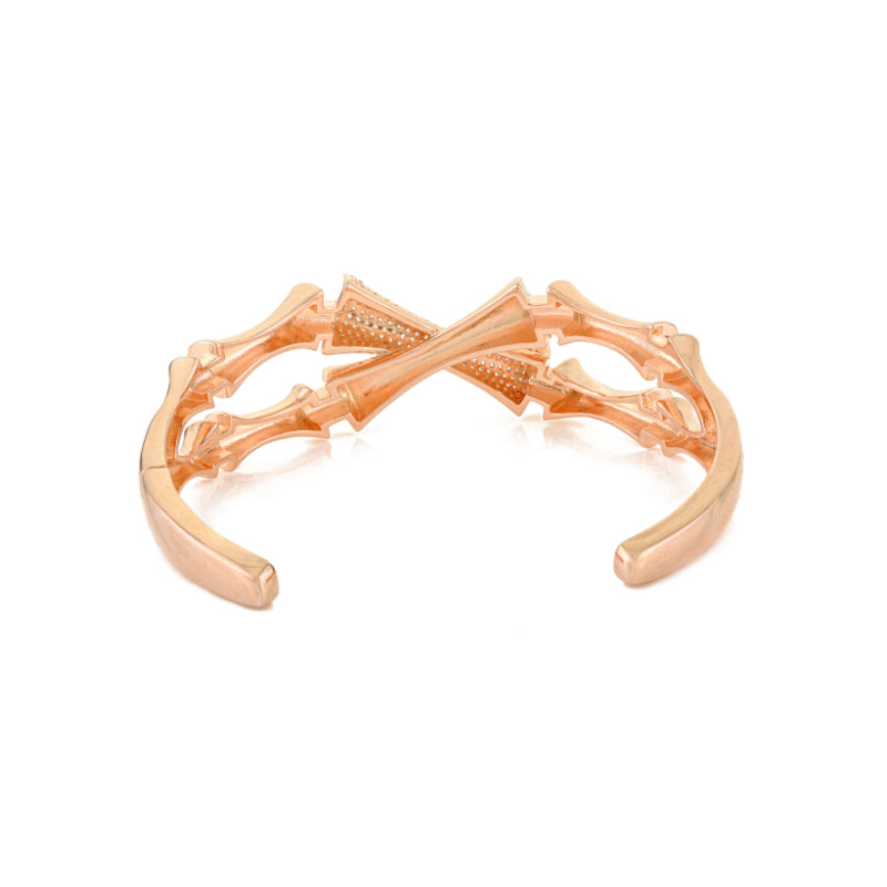 Rose Gold Cuff Bangle Bracelet