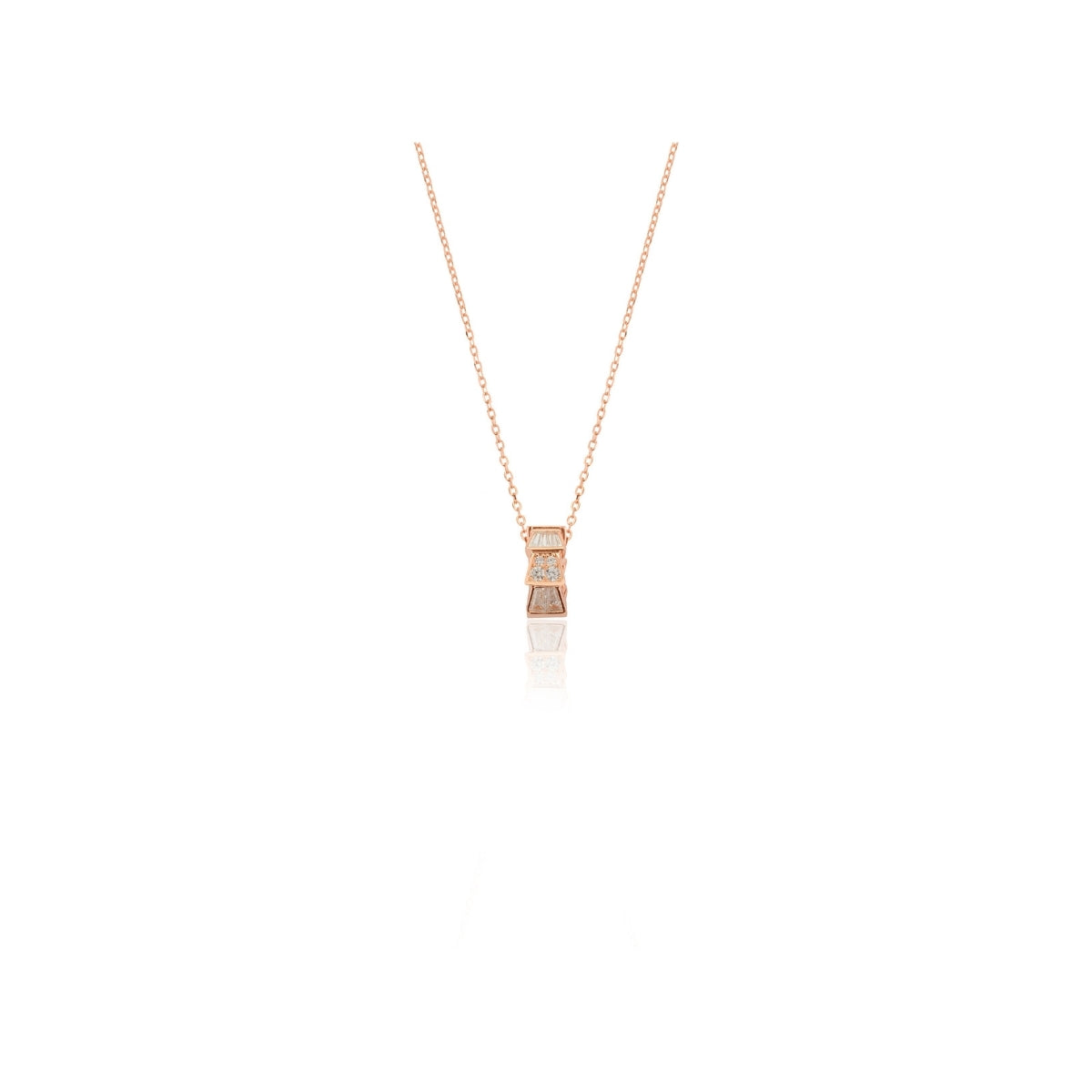 Luxury Rose Gold Serpenti Viper Necklace