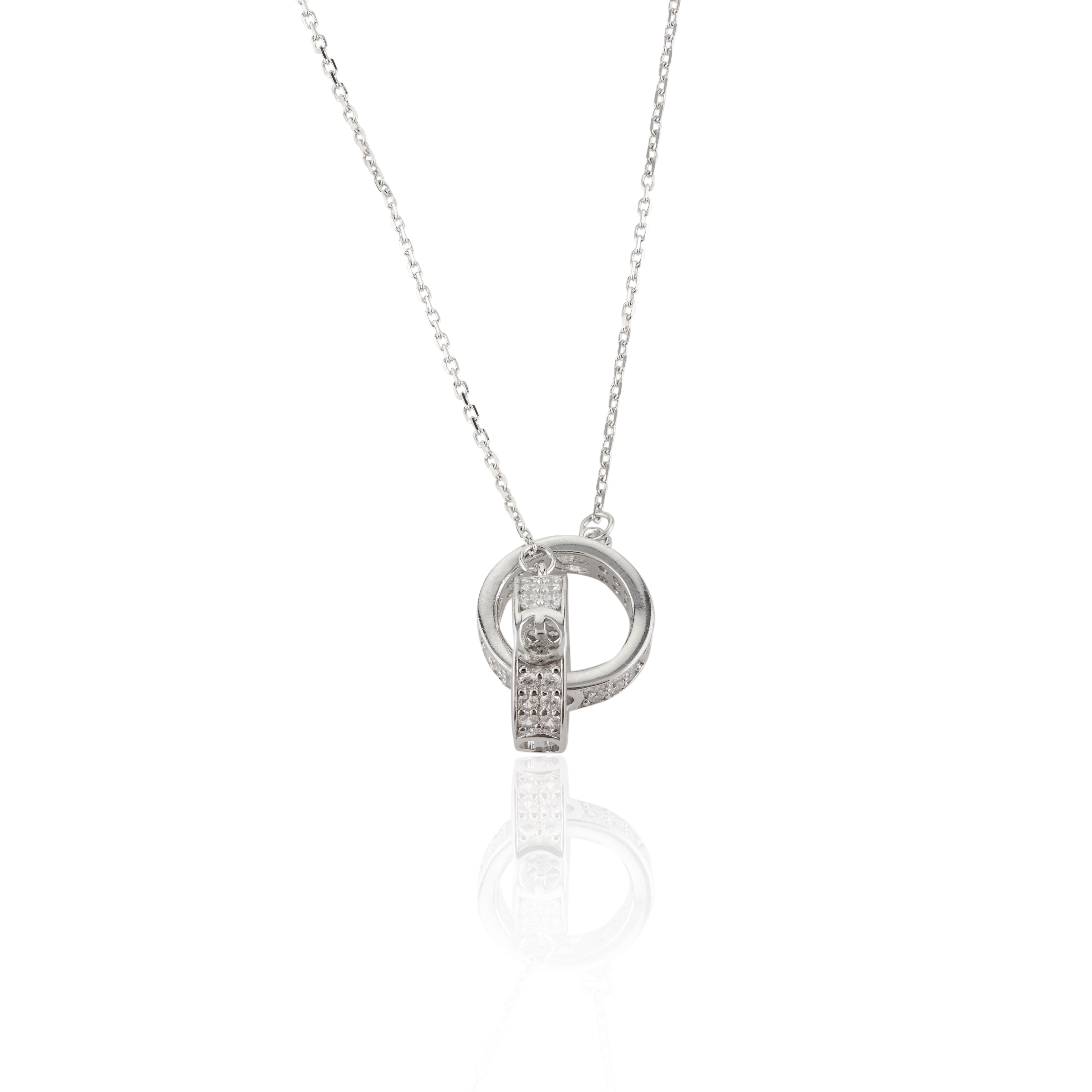 Interlocked Pendant Necklace