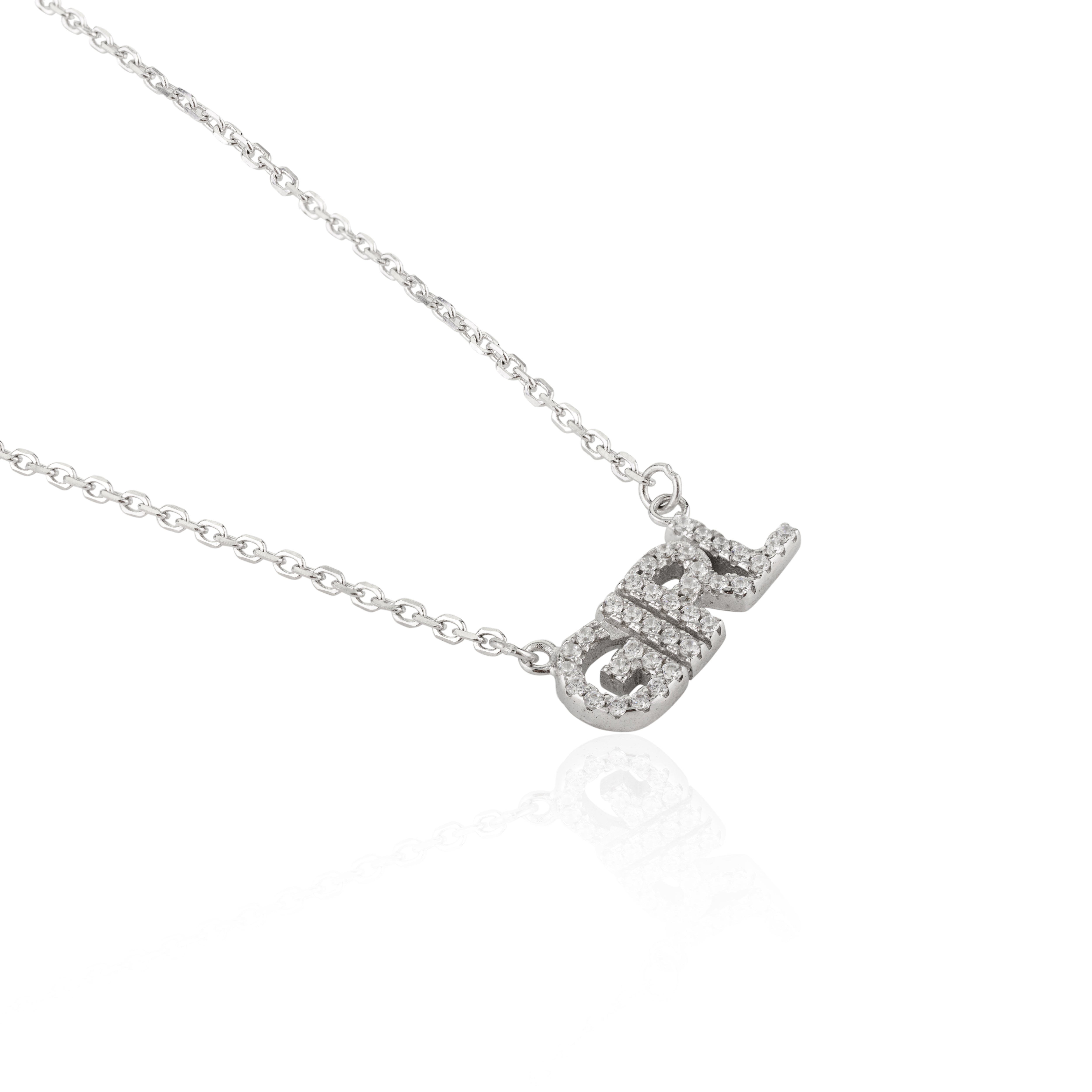 Cz Decor Girl Pendant Necklace