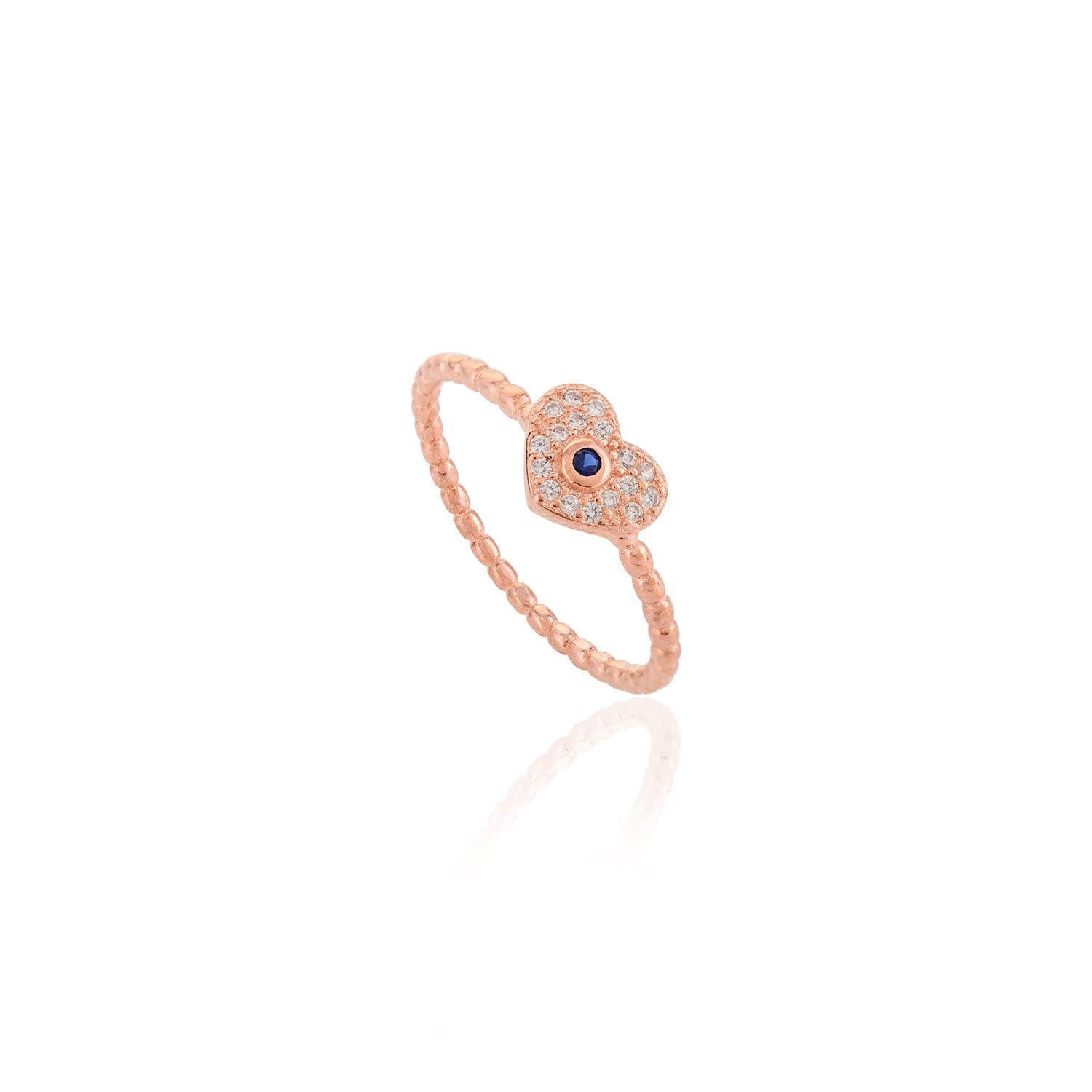 Rose gold Heart Shaped Ring