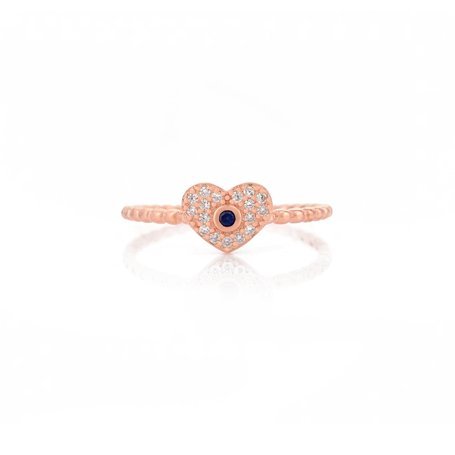 Rose gold Heart Shaped Ring