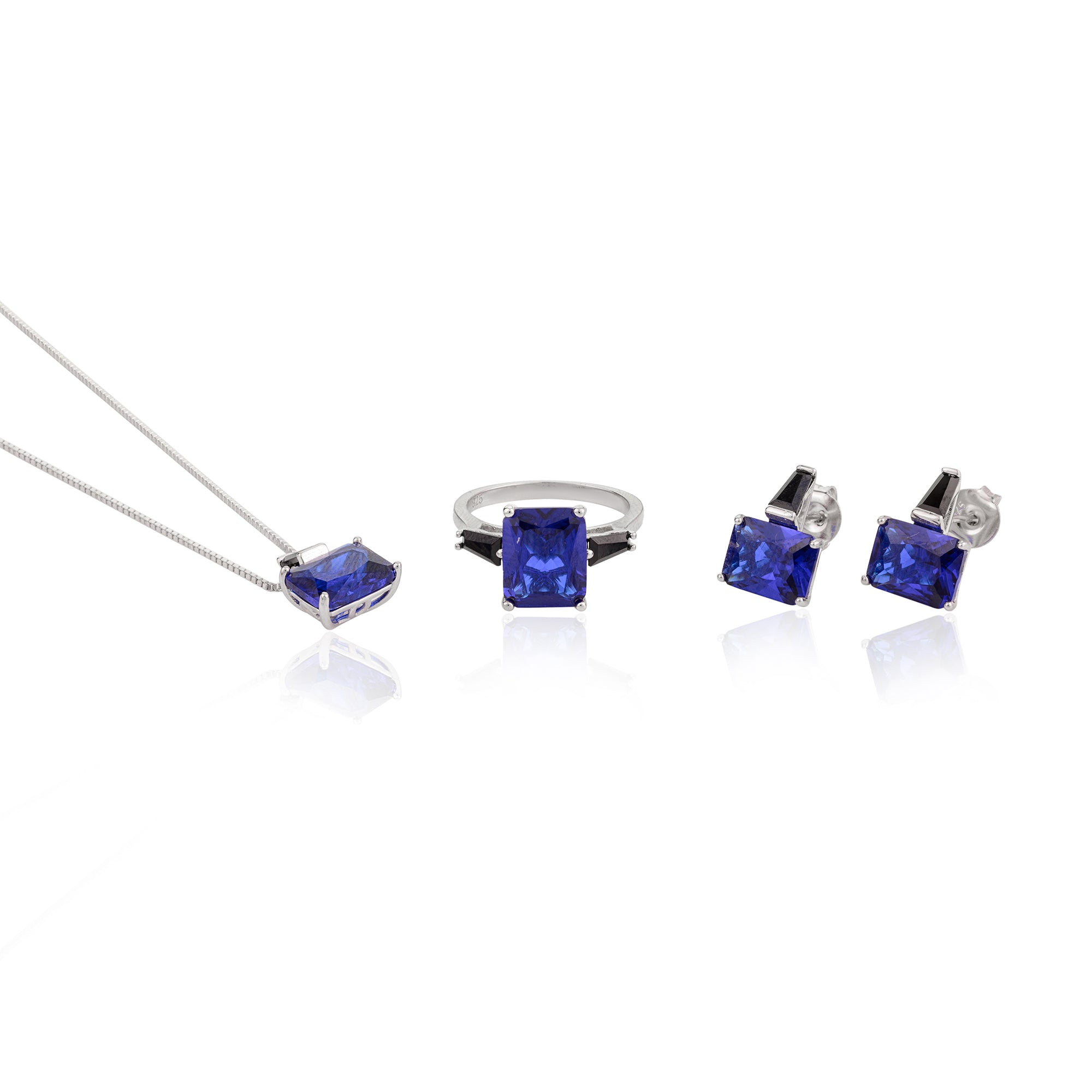 Blue Sapphire Jewelry set