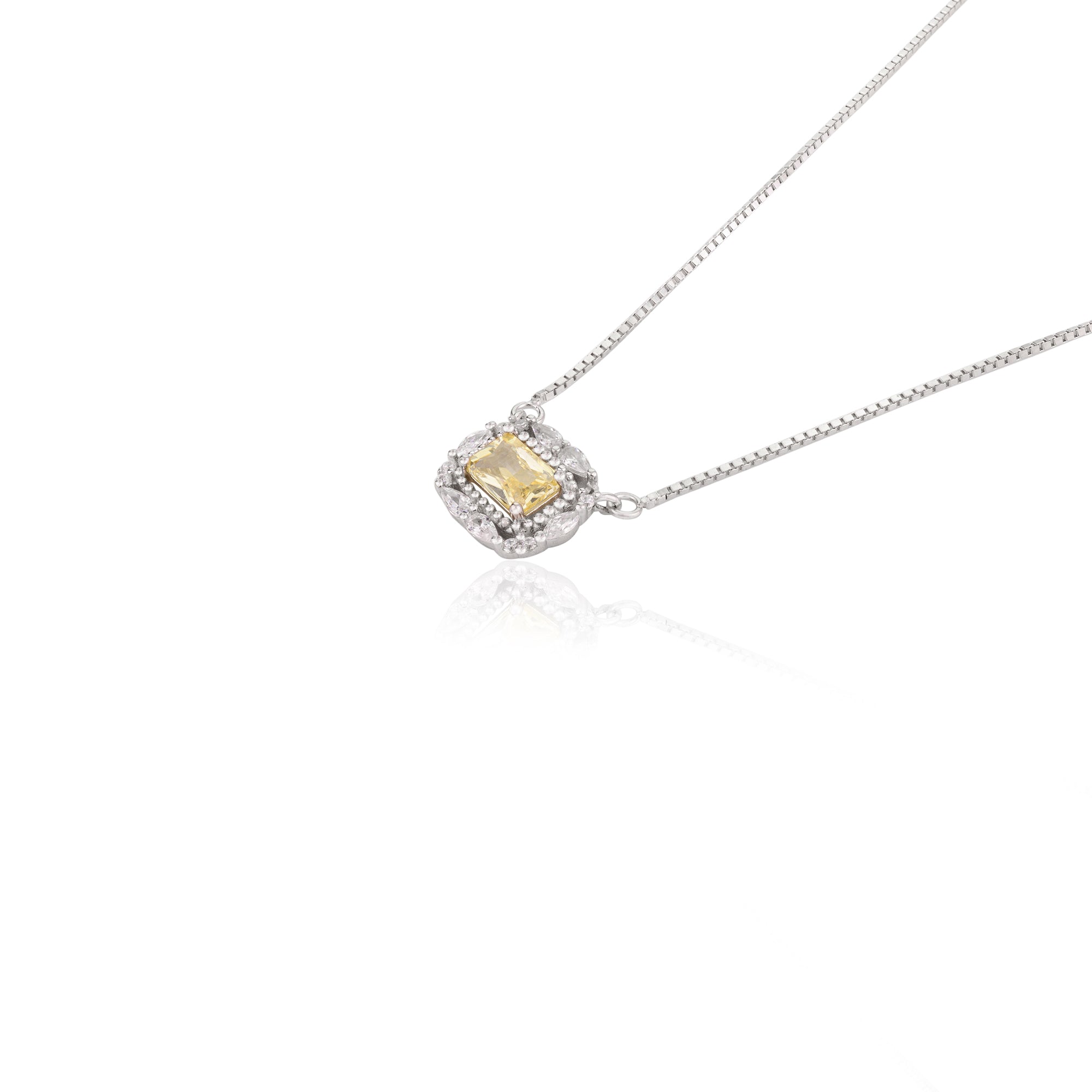 Citrine Diamond Jewelry Set