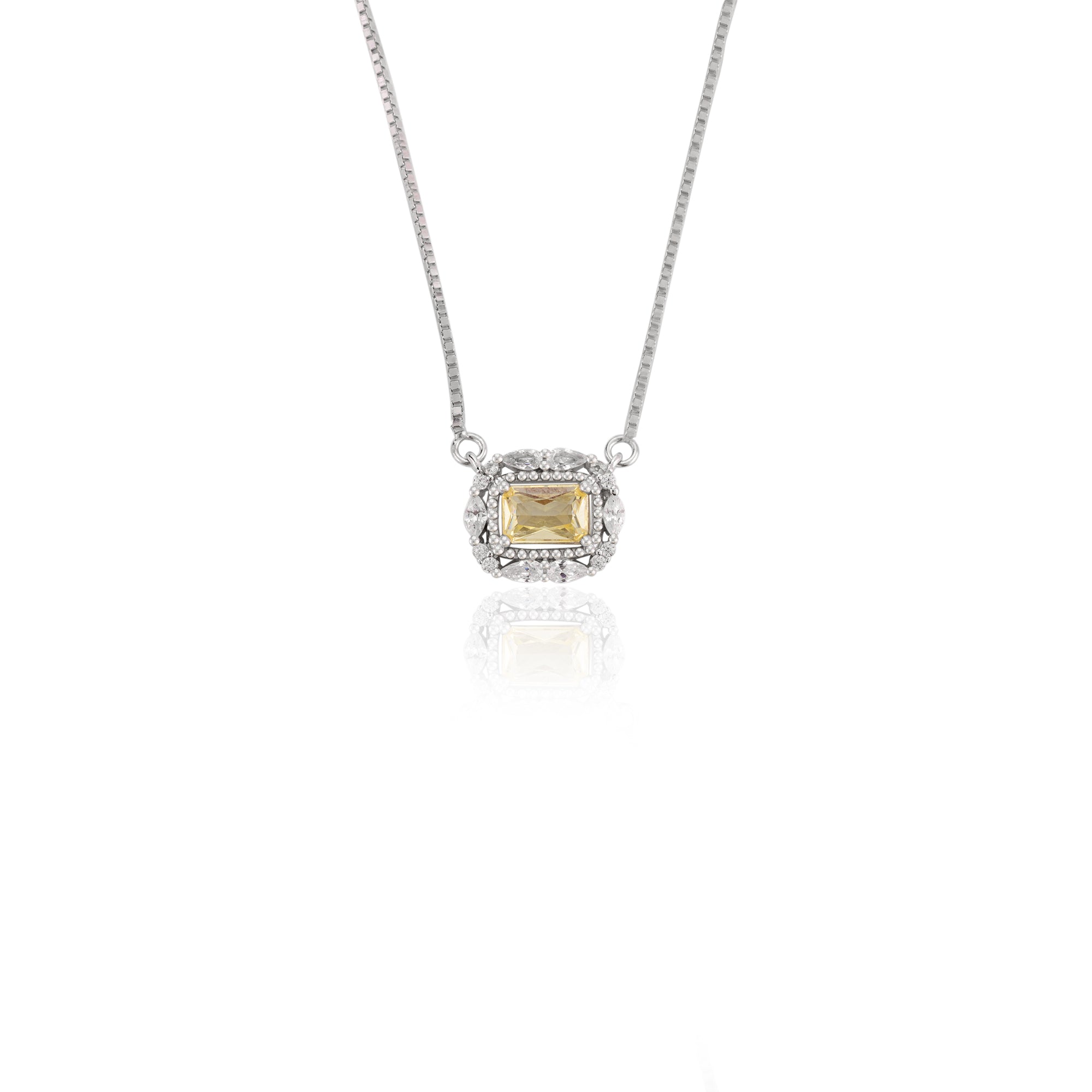 Citrine Diamond Jewelry Set