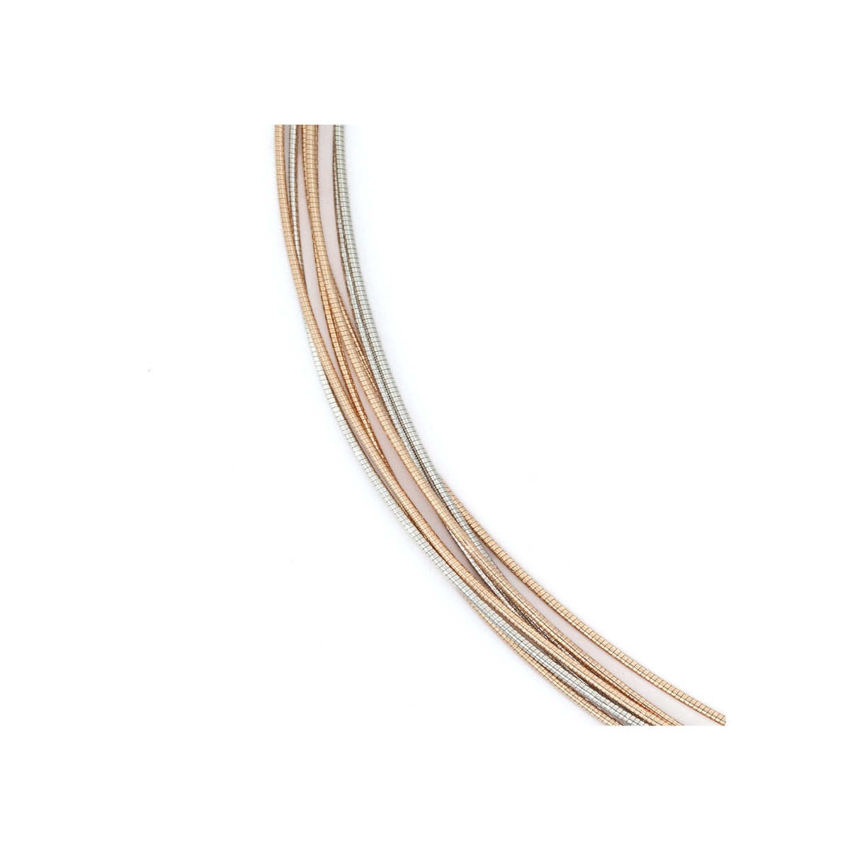 Rose Gold Multi-Layer Chain Necklace for Women