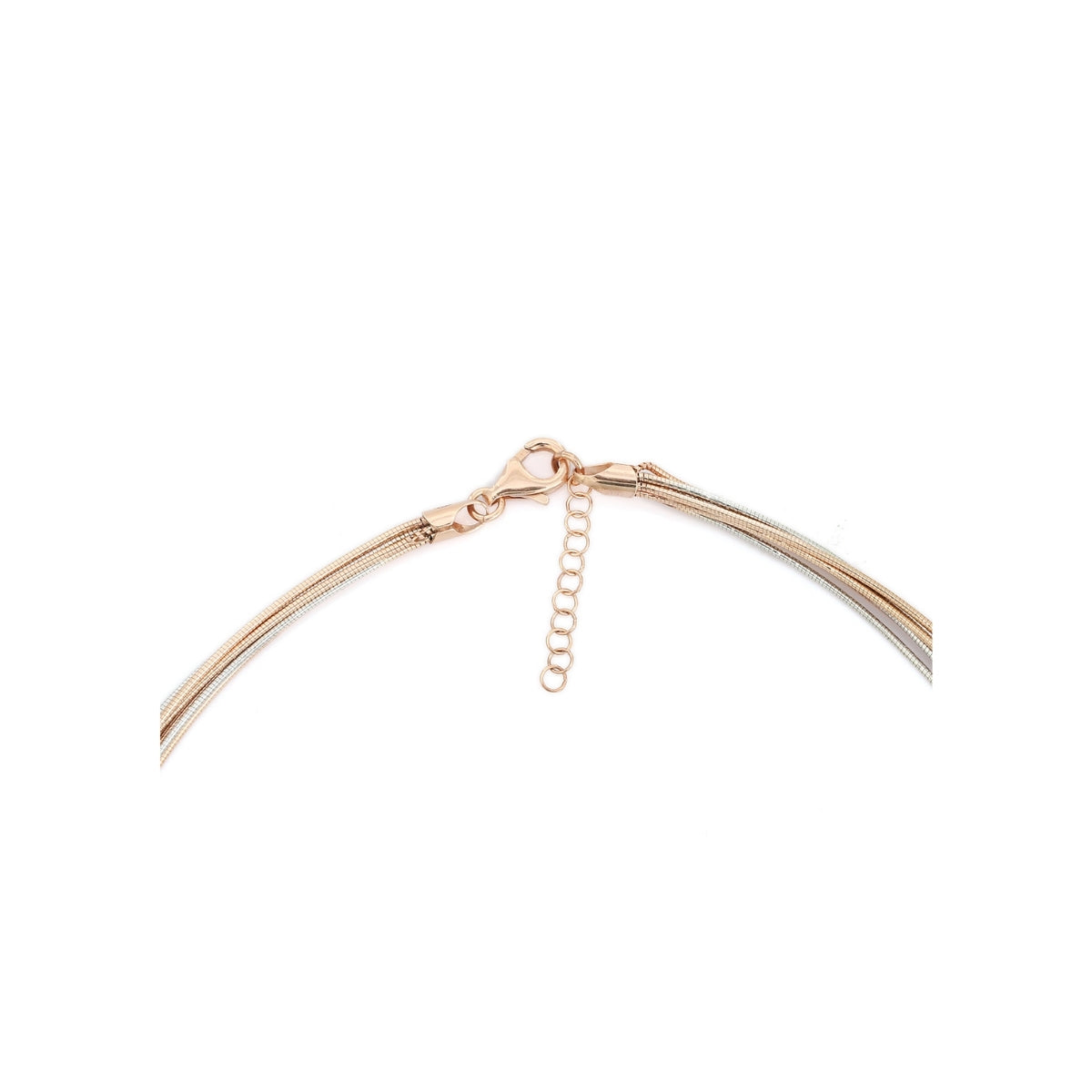 Rose Gold Multi-Layer Chain Necklace for Women