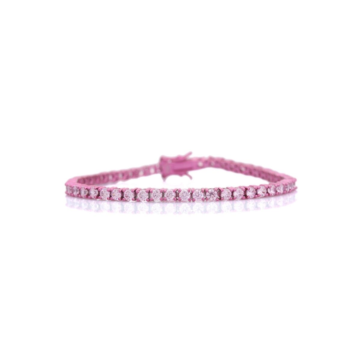 925 Silver CZ Diamond Tennis Bracelet