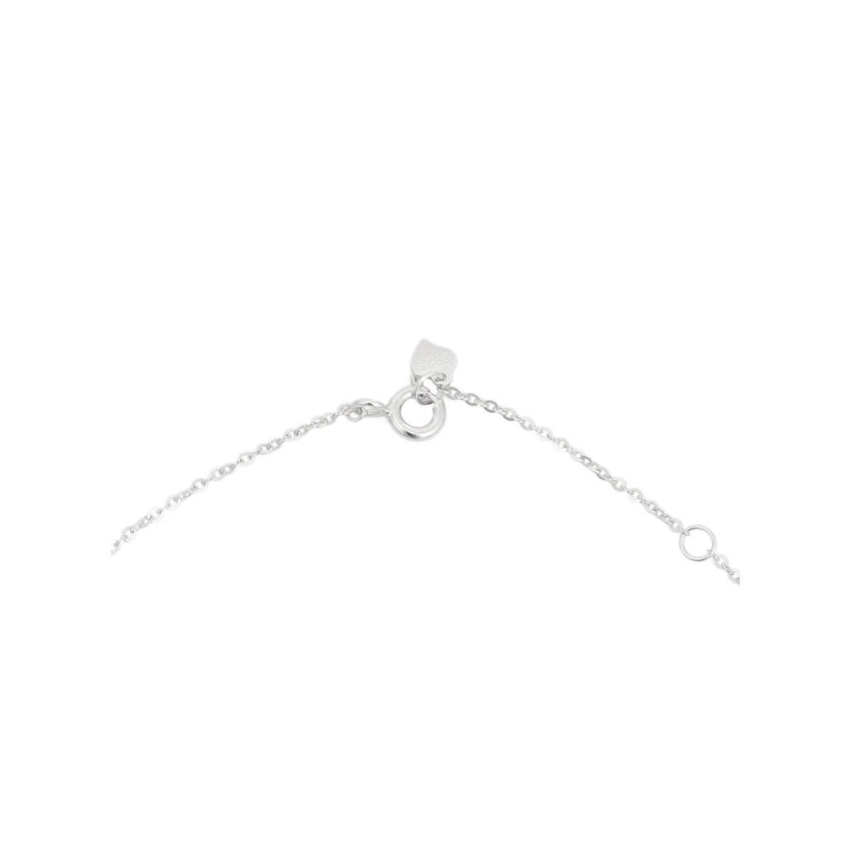 925 Silver CZ Diamond Drop Necklaces in Yellow and White Gold Finish