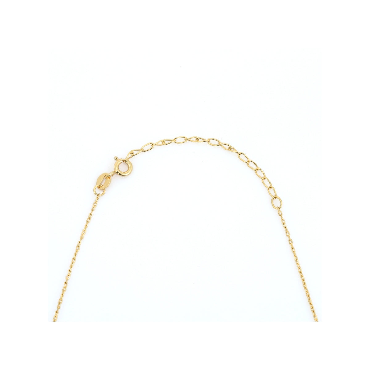 Yellow Gold Hamsa Charm Necklace - Protection and Good Luck Jewelry