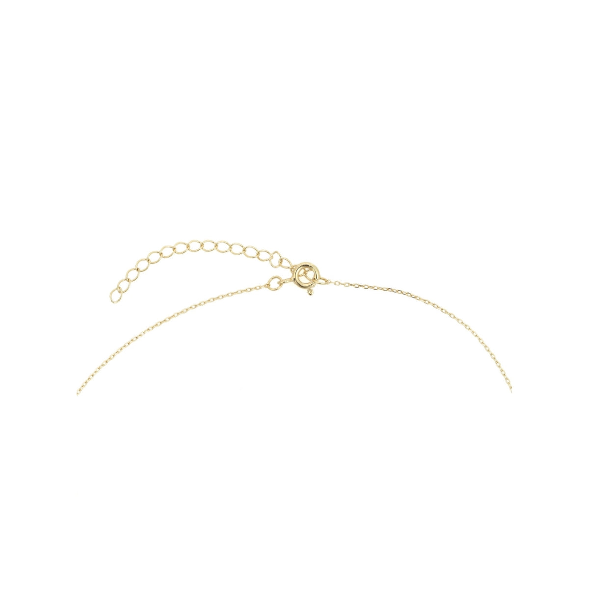 Yellow Gold Evil Eye Pendant Necklace - Pearl Drop Charm for Spiritual Protection