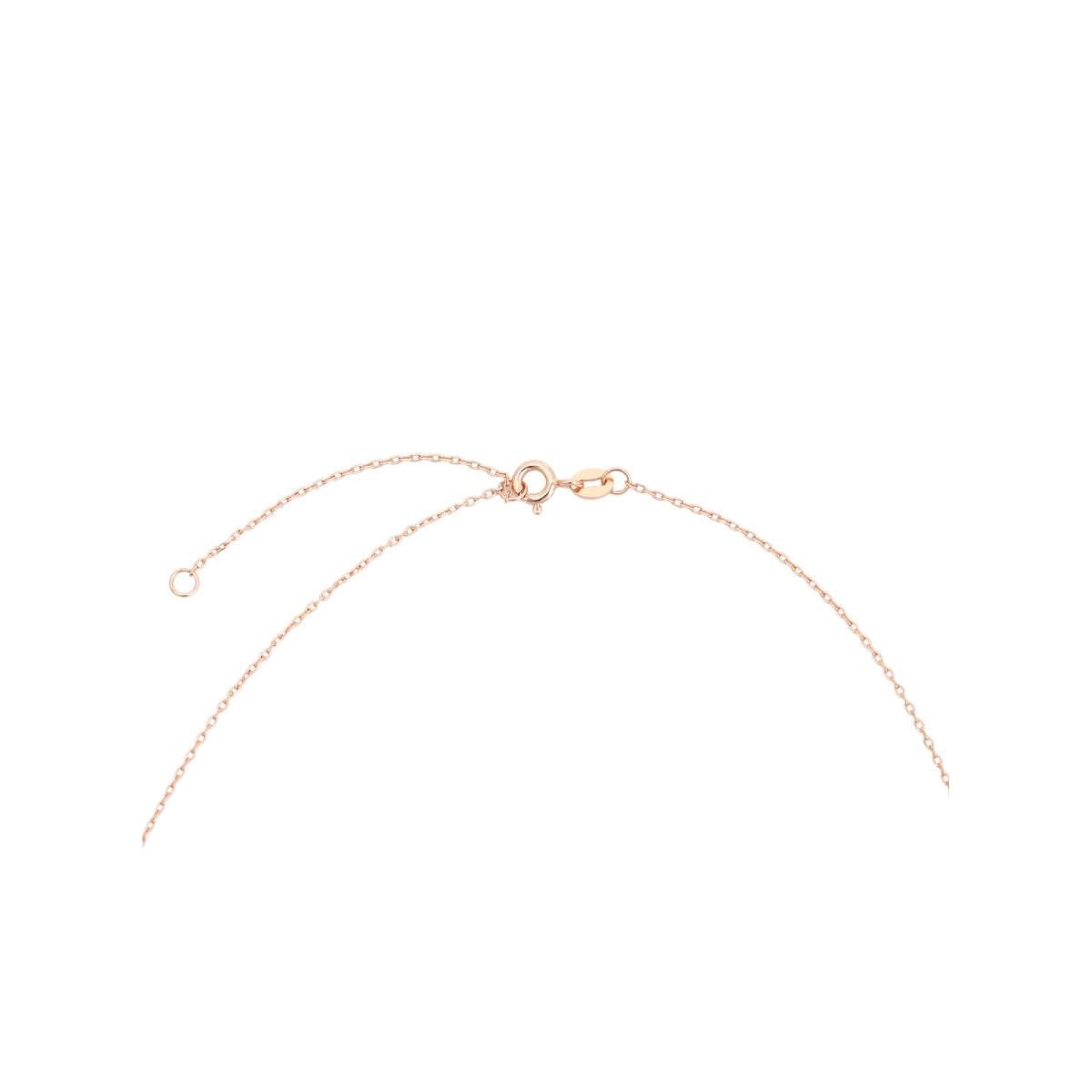Dainty Rose Gold Pearl Necklace