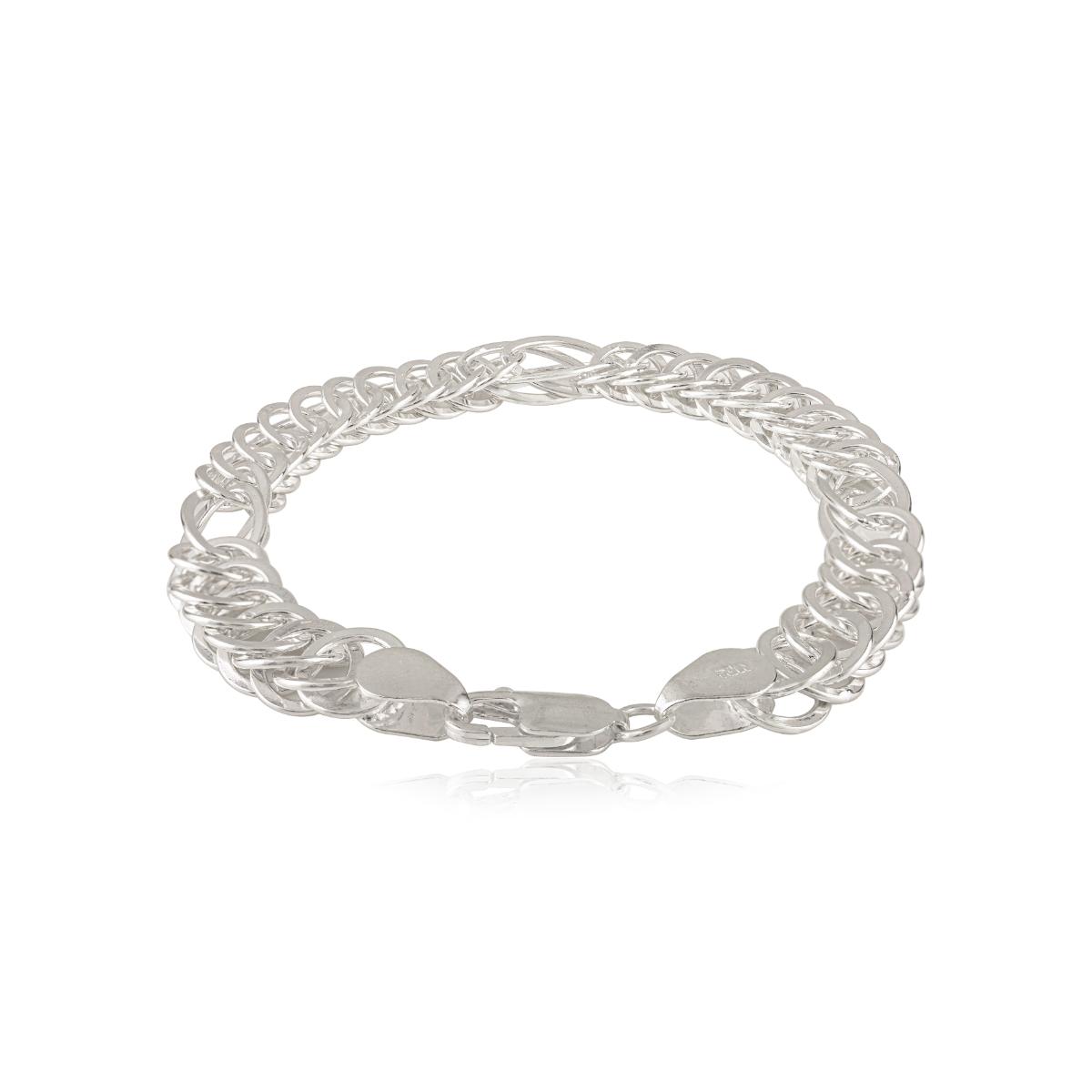 Sterling Silver Double Link Chain Bracelet