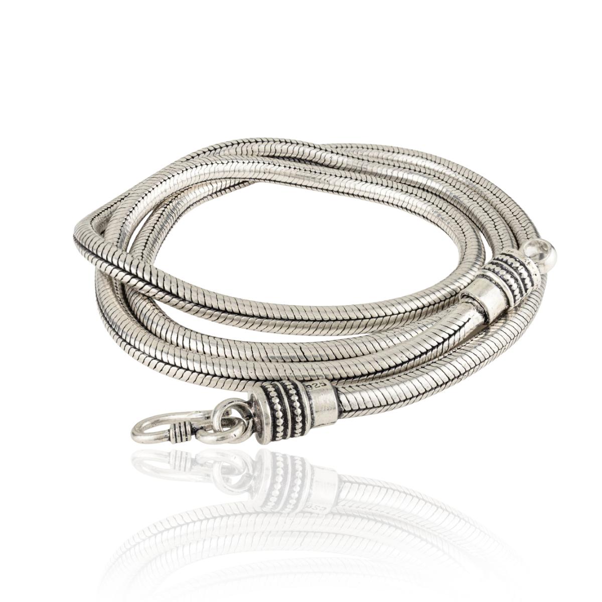 925 Solid Silver Handmade Vintage Heavy Unisex Chain Necklace