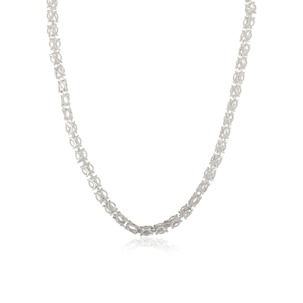 Sterling Silver Intricate Woven Unisex Chain Necklace