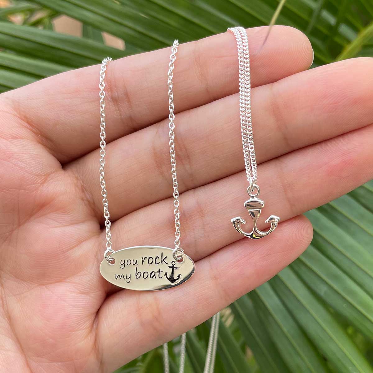 You rock my boat necklace